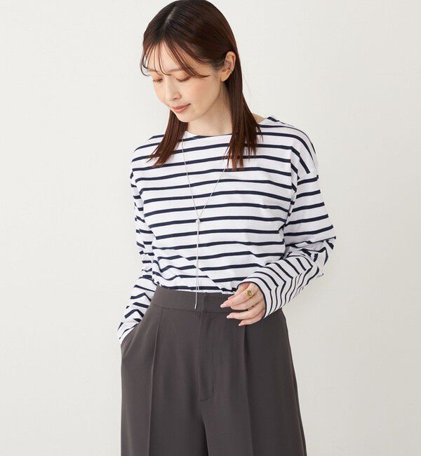 SHIPS Colors 「《一部追加予約》SHIPS Colors:コットン レイヤード TEE 3（ロンT）◆」|Tシャツ・カットソー|