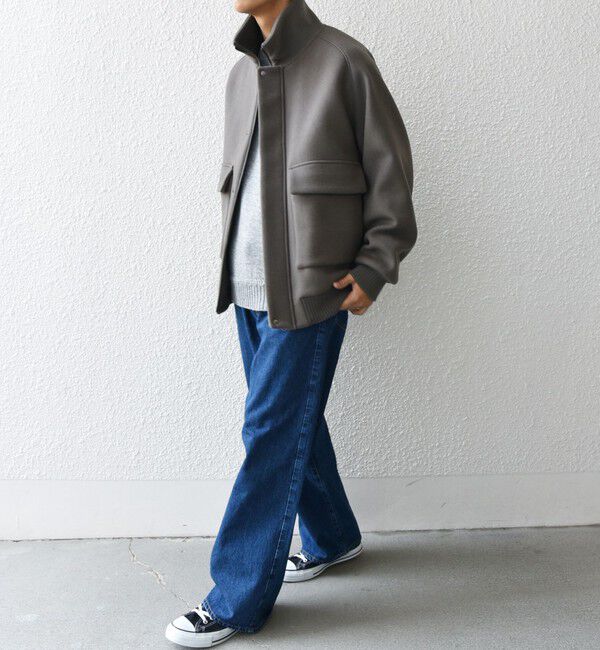 SHIPS any「SHIPS any: PURE WOOL MELTON ダービー ブルゾン◇」|ブルゾン・スタジャン|