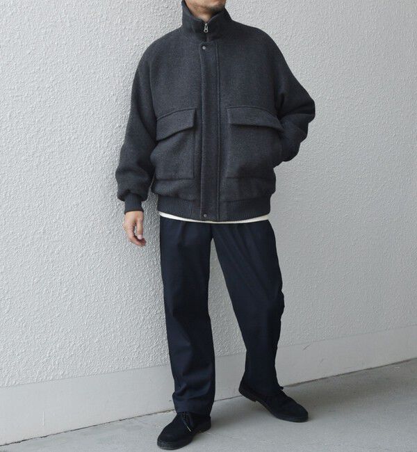 SHIPS any「SHIPS any: PURE WOOL MELTON ダービー ブルゾン◇」|ブルゾン・スタジャン|