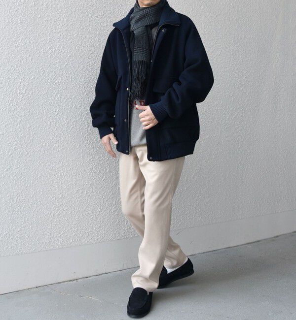 SHIPS any「SHIPS any: PURE WOOL MELTON ダービー ブルゾン◇」|ブルゾン・スタジャン|
