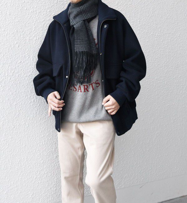SHIPS any「SHIPS any: PURE WOOL MELTON ダービー ブルゾン◇」|ブルゾン・スタジャン|
