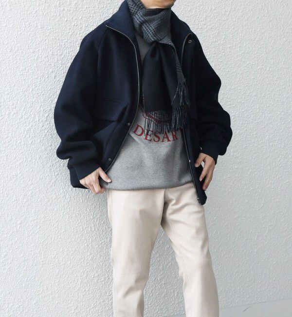 SHIPS any「SHIPS any: PURE WOOL MELTON ダービー ブルゾン◇」|ブルゾン・スタジャン|
