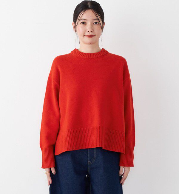 SHIPS Colors 「SHIPS Colors:〈手洗い可能〉フラッフィー クルーネック ニット◇」|ニット・セーター|