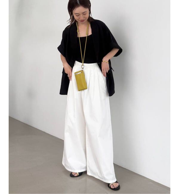 SLOBE IENA「タックワイドパンツ」|その他|