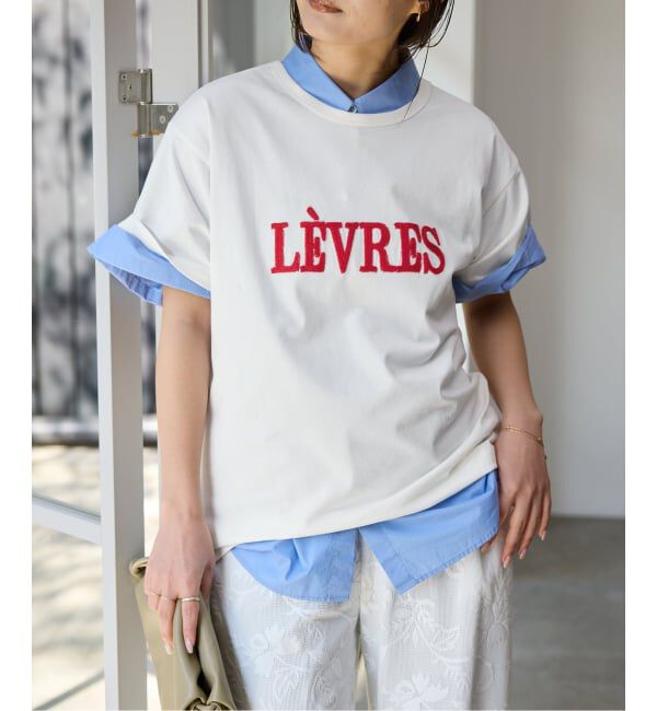 SLOBE IENA「LEVRES Tシャツ」|Tシャツ・カットソー|