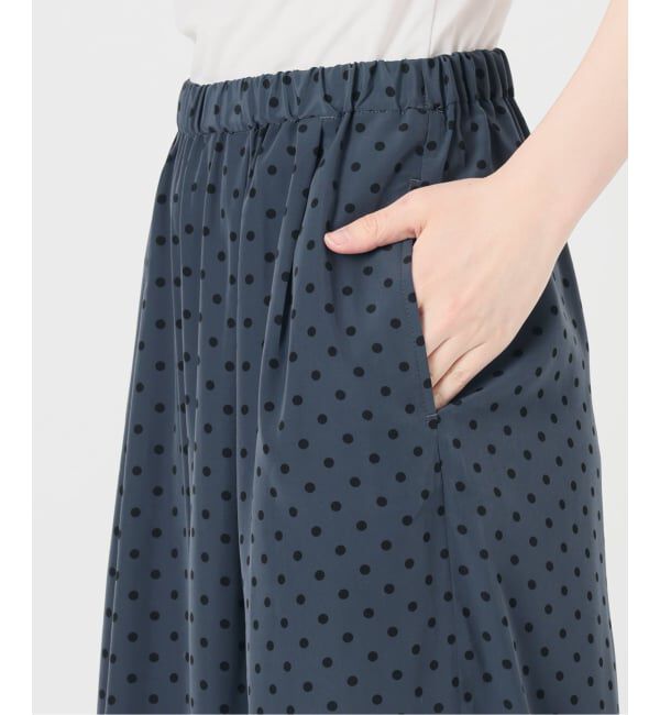 VERMEIL par iena「《手洗い可》ドットワイドパンツ」|その他|