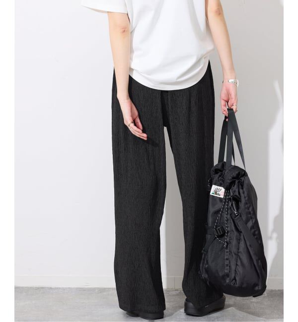 SLOBE IENA「《ブラックのみWEB限定》楊柳カットソーパンツ」|その他|