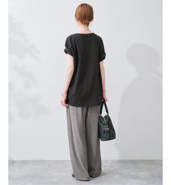 SLOBE IENA「《ブラックのみWEB限定》楊柳カットソーパンツ」|その他|