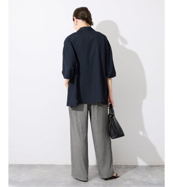 SLOBE IENA「《ブラックのみWEB限定》楊柳カットソーパンツ」|その他|