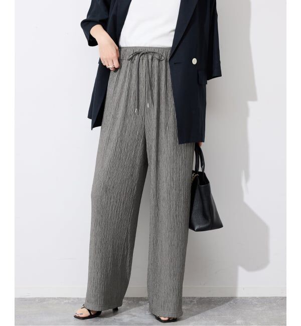 SLOBE IENA「《ブラックのみWEB限定》楊柳カットソーパンツ」|その他|
