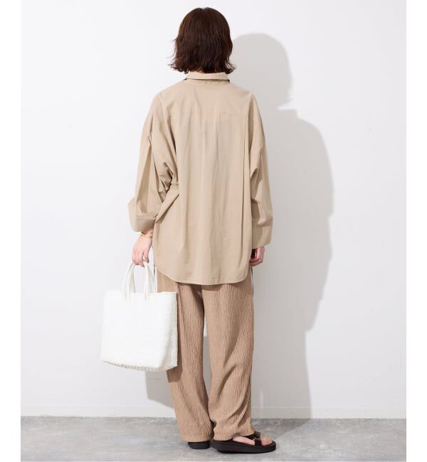 SLOBE IENA「《ブラックのみWEB限定》楊柳カットソーパンツ」|その他|