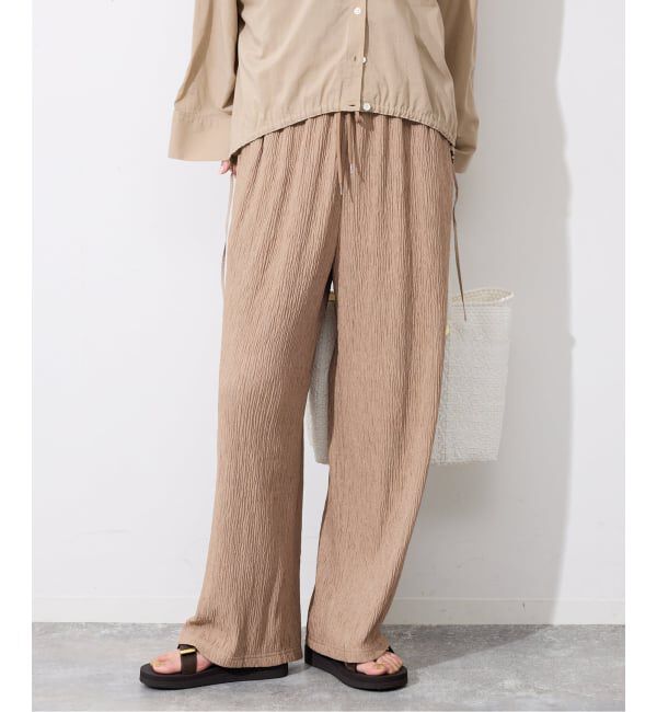 SLOBE IENA「《ブラックのみWEB限定》楊柳カットソーパンツ」|その他|
