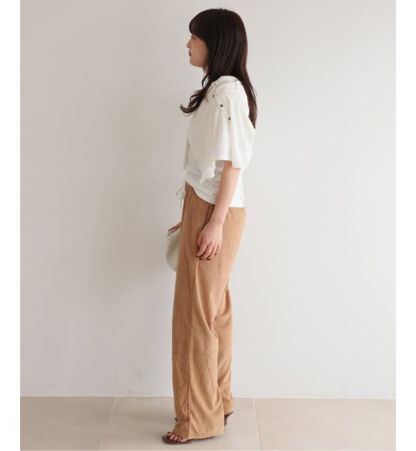 SLOBE IENA「《追加予約》Plus by ONIT/オニット SLOBE別注 2way パイルパンツ」|その他|