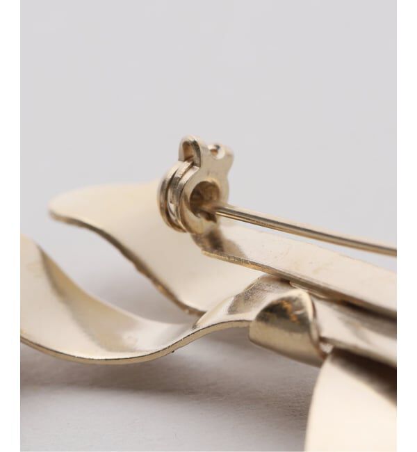 VERMEIL par iena「《予約》Junco Paris ジュンコパリ メタルリボンブローチ BBH26P-09」|ブローチ・コサージュ|