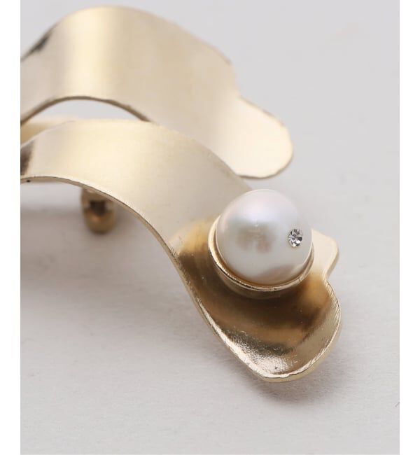 VERMEIL par iena「《予約》Junco Paris ジュンコパリ メタルリボンブローチ BBH26P-09」|ブローチ・コサージュ|