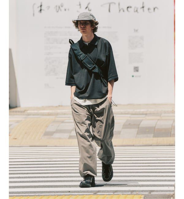 417 EDIFICE「【FREE MOTION LIGHT】イージーパンツ」|スラックス|