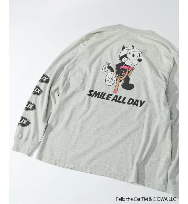 JOURNAL STANDARD relume「フィリックス・ザ・キャット &times; relume プリント ロング Tシャツ」|Tシャツ・カットソー|