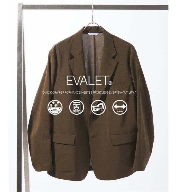 JOURNAL STANDARD「EVALET / エバレット ST フィールド ジャケット "セットアップ着用可能"」|テーラードジャケット|カーキ