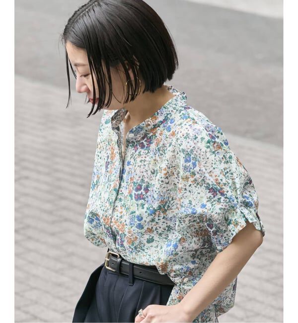 journal standard L'essage「DEVEAUX/ドットタックスリーブシャツ」|シャツ・ブラウス|