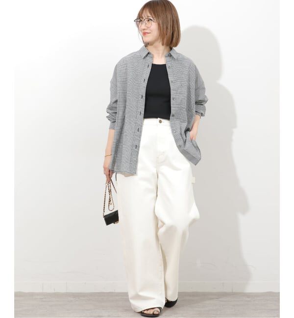JOURNAL STANDARD relume「コットンシルクギンガムチェックシャツ」|シャツ・ブラウス|
