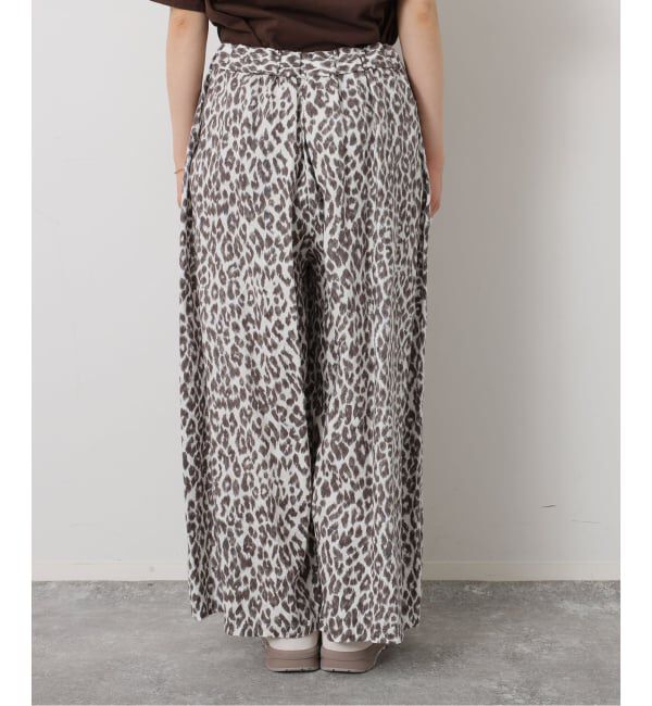 journal standard luxe「レオパリネン タックパンツ」|その他|