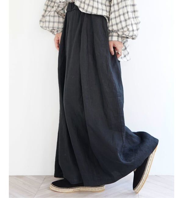 journal standard luxe「レオパリネン タックパンツ」|その他|