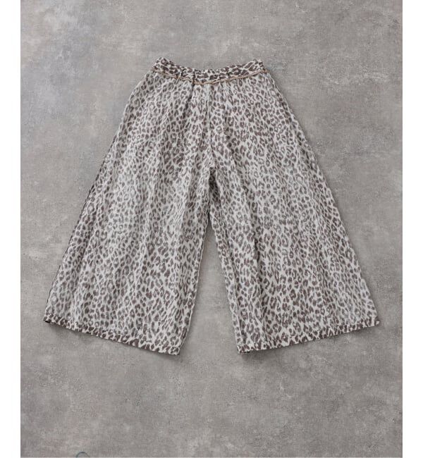 journal standard luxe「レオパリネン タックパンツ」|その他|