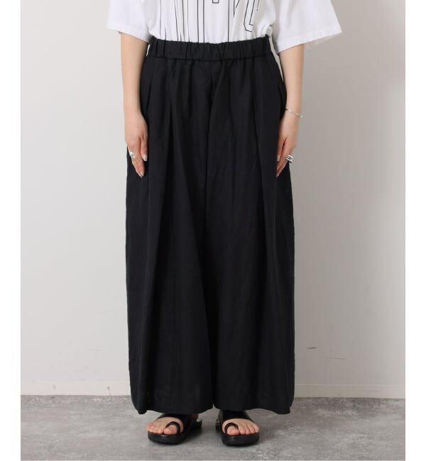 journal standard luxe「レオパリネン タックパンツ」|その他|