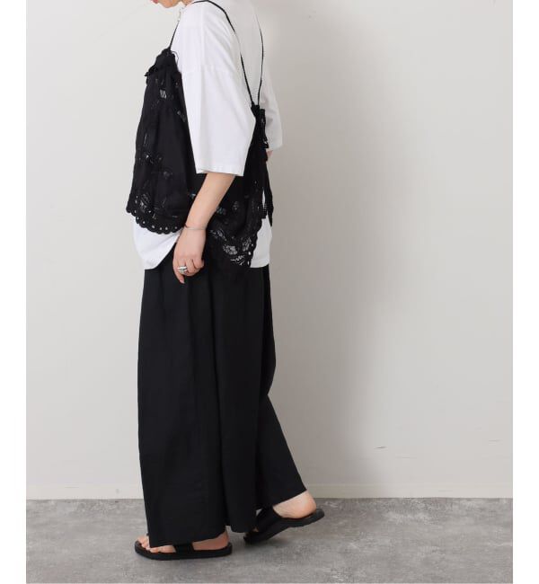 journal standard luxe「レオパリネン タックパンツ」|その他|