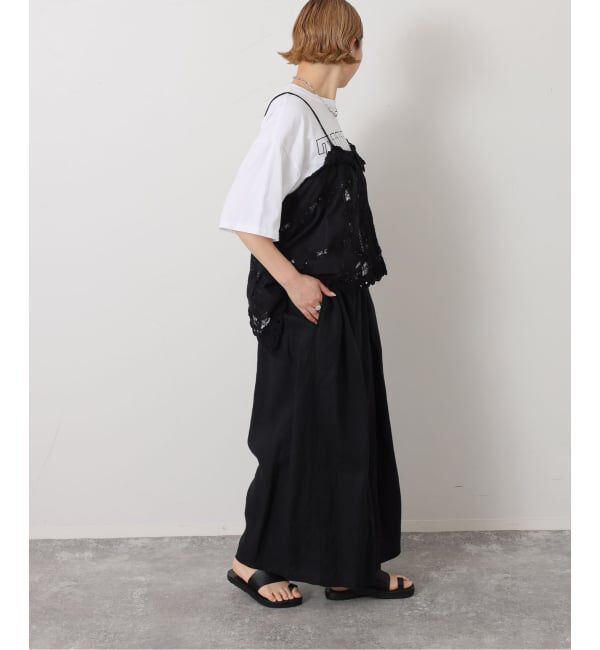 journal standard luxe「レオパリネン タックパンツ」|その他|