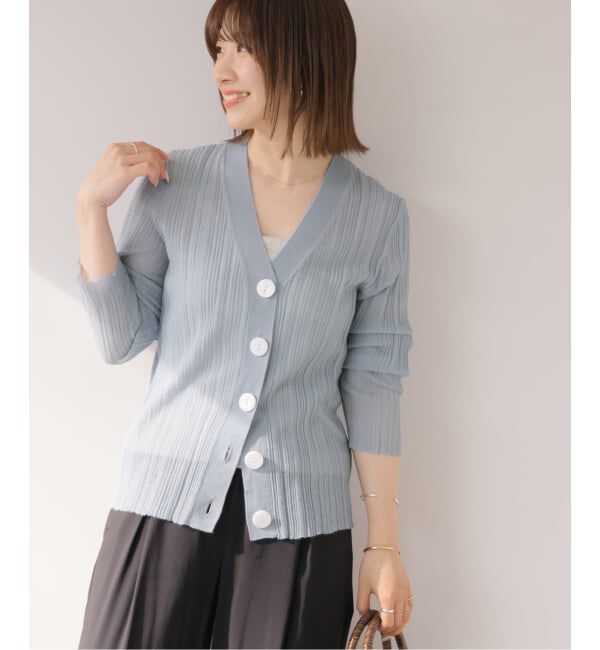 JOURNAL STANDARD relume「【TORRAZZO DONNA/トラッゾドンナ】クールタッチVネックニットカーディガン」|カーディガン|ブルー A
