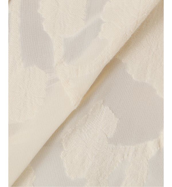 Spick and Span「HYU フラワージャガードシャツ」|シャツ・ブラウス|