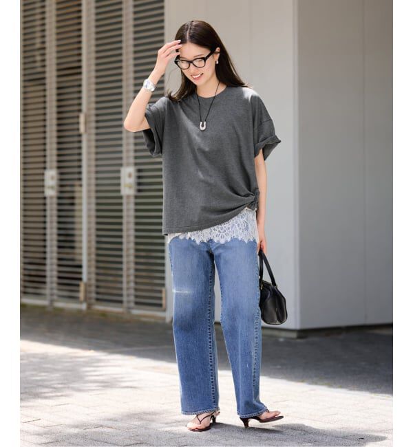 FRAMeWORK「コンパクトインレーニュアンスTシャツ」|Tシャツ・カットソー|