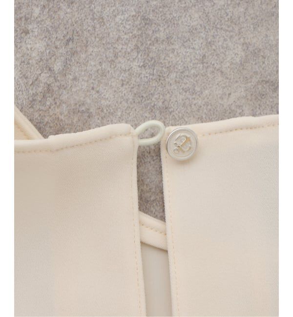 NOBLE「ROOM NO.8/ルームエイト BLACK W-SATIN NS TIERED DRESS」|ワンピース|