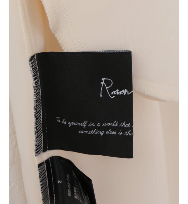NOBLE「ROOM NO.8/ルームエイト BLACK W-SATIN NS TIERED DRESS」|ワンピース|