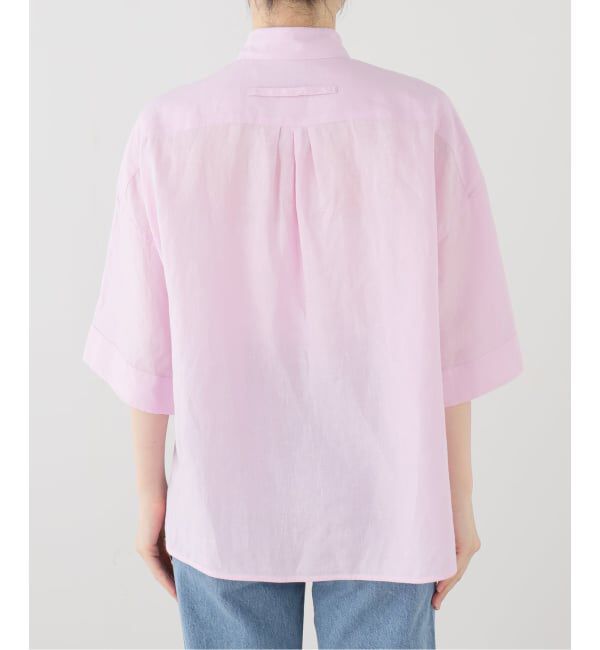 Spick and Span「《WEB限定》TICCA / ティッカ リネン半袖シャツ」|シャツ・ブラウス|