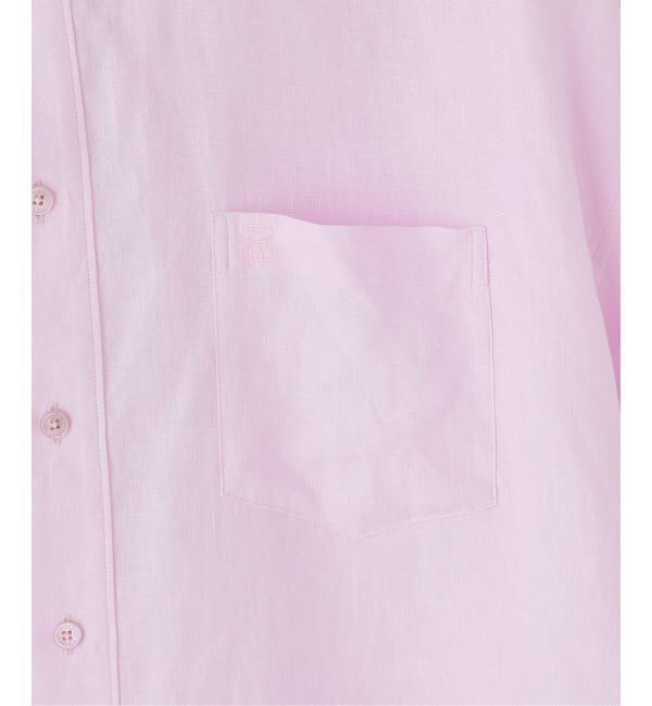 Spick and Span「《WEB限定》TICCA / ティッカ リネン半袖シャツ」|シャツ・ブラウス|