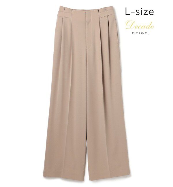 BEIGE,「【Lsize・セットアップ対応】CINDY / ハイウエストパンツ」|その他|Taupe