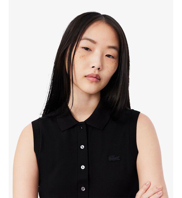LACOSTE「ノースリーブポロシャツ」|ポロシャツ|