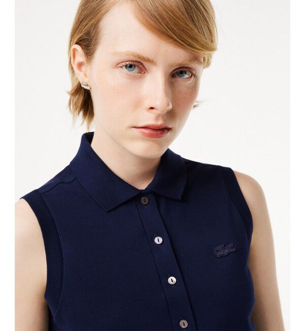 LACOSTE「ノースリーブポロシャツ」|ポロシャツ|