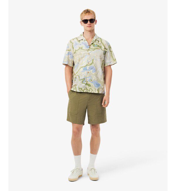 LACOSTE「撥水・防風・軽量ファブリック ワークナイロンショーツ / ハーフパンツ」|その他|