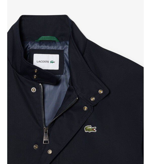 LACOSTE「防風 撥水 ハリントンジャケット」|ブルゾン・スタジャン|