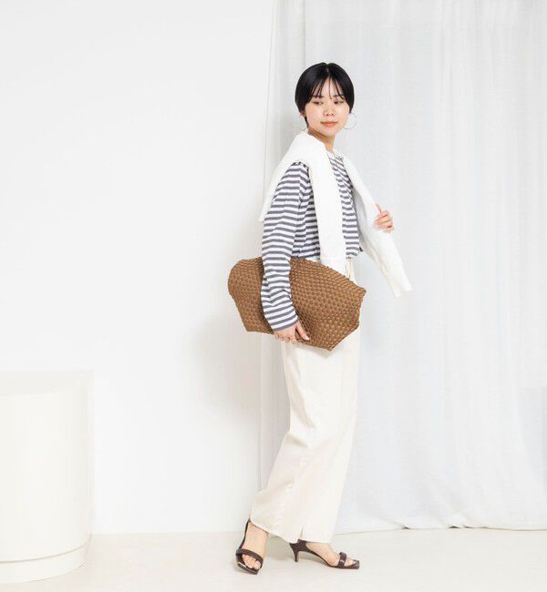 Rie Miller「ウォッシャブルロングスリーブTシャツGIZA COTTON」|Tシャツ・カットソー|