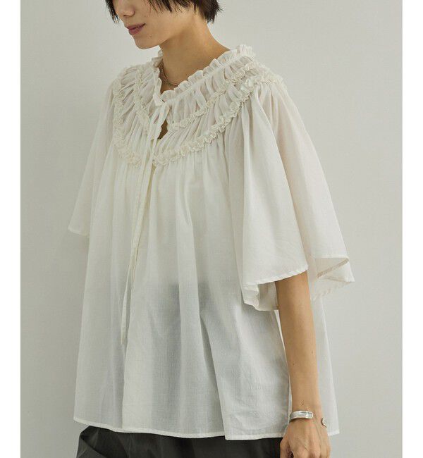 SALON adam et rope'「【crinkle crinkle crinkle】別注コットンブラウス」|シャツ・ブラウス|