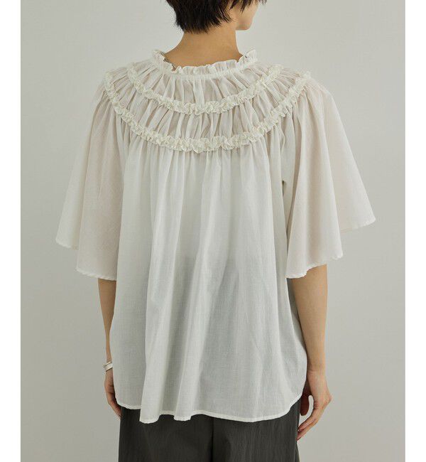 SALON adam et rope'「【crinkle crinkle crinkle】別注コットンブラウス」|シャツ・ブラウス|