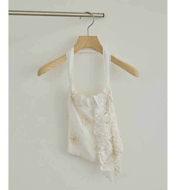 SALON adam et rope'「【crinkle crinkle crinkle】別注3D刺繍フリルトートバッグ」|トートバッグ|