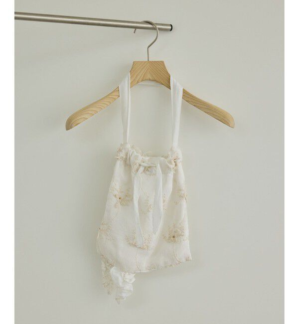 SALON adam et rope'「【crinkle crinkle crinkle】別注3D刺繍フリルトートバッグ」|トートバッグ|