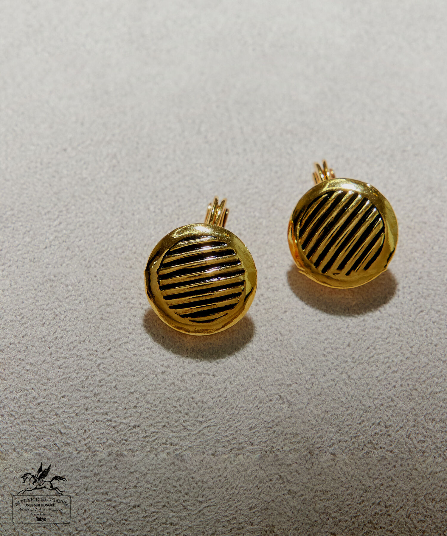 ROPE「【MITAKE BUTTON】モチーフイヤリング」|イヤリング|