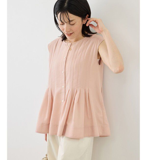 Rope&rsquo;Picnic「【WEB限定カラー】タックデザインシャツ」|シャツ・ブラウス|