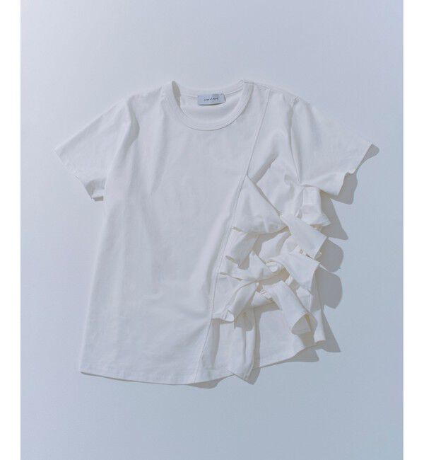 ADAM ET ROPE'「【サステナブル】リボンプルオーバー/接触冷感/UVカット/吸水速乾」|Tシャツ・カットソー|
